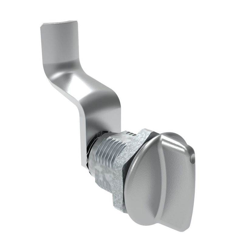 SOUTHCO Quarter-Turn Cam Latch, Short wing, 44mm (1.73 in) Grip, Sealed, Zinc Alloy, Chrome Plated, Bright [E5-2-111-191]