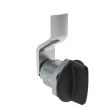 SOUTHCO Quarter-Turn Cam Latch, Short wing, 8mm (.31 in) Grip, Not Sealed, Zinc Alloy, Powder Coat, Black [E5-2-115-010]