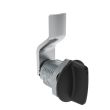 SOUTHCO Quarter-Turn Cam Latch, Short wing, 10mm (.39 in) Grip, Not Sealed, Zinc Alloy, Powder Coat, Black [E5-2-115-020]
