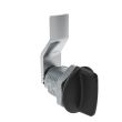 SOUTHCO Quarter-Turn Cam Latch, Short wing, 14mm (.55 in) Grip, Sealed, Zinc Alloy, Powder Coat, Black [E5-2-115-041]