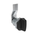 SOUTHCO Quarter-Turn Cam Latch, Short wing, 16mm (.63 in) Grip, Sealed, Zinc Alloy, Powder Coat, Black [E5-2-115-051]