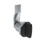 SOUTHCO Quarter-Turn Cam Latch, Short wing, 18mm (.71 in) Grip, Not Sealed, Zinc Alloy, Powder Coat, Black [E5-2-115-060]