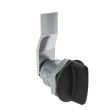SOUTHCO Quarter-Turn Cam Latch, Short wing, 18mm (.71 in) Grip, Sealed, Zinc Alloy, Powder Coat, Black [E5-2-115-061]