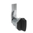 SOUTHCO Quarter-Turn Cam Latch, Short wing, 20mm (.79 in) Grip, Not Sealed, Zinc Alloy, Powder Coat, Black [E5-2-115-070]