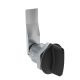 SOUTHCO Quarter-Turn Cam Latch, Short wing, 24mm (.94 in) Grip, Sealed, Zinc Alloy, Powder Coat, Black [E5-2-115-091]