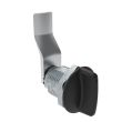 SOUTHCO Quarter-Turn Cam Latch, Short wing, 30mm (1.18 in) Grip, Not Sealed, Zinc Alloy, Powder Coat, Black [E5-2-115-120]