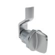 SOUTHCO Quarter-Turn Cam Latch, Tall wing, 8mm (.31 in) Grip, Not Sealed, Zinc Alloy, Chrome Plated, Bright [E5-2-121-010]