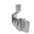 SOUTHCO Quarter-Turn Cam Latch, Tall wing, 8mm (.31 in) Grip, Sealed, Zinc Alloy, Chrome Plated, Bright [E5-2-121-011]
