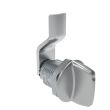 SOUTHCO Quarter-Turn Cam Latch, Tall wing, 10mm (.39 in) Grip, Not Sealed, Zinc Alloy, Chrome Plated, Bright [E5-2-121-020]