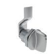 SOUTHCO Quarter-Turn Cam Latch, Tall wing, 10mm (.39 in) Grip, Sealed, Zinc Alloy, Chrome Plated, Bright [E5-2-121-021]