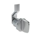 SOUTHCO Quarter-Turn Cam Latch, Tall wing, 12mm (.47 in) Grip, Not Sealed, Zinc Alloy, Chrome Plated, Bright [E5-2-121-030]