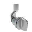SOUTHCO Quarter-Turn Cam Latch, Tall wing, 12mm (.47 in) Grip, Sealed, Zinc Alloy, Chrome Plated, Bright [E5-2-121-031]