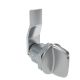 SOUTHCO Quarter-Turn Cam Latch, Tall wing, 18mm (.71 in) Grip, Not Sealed, Zinc Alloy, Chrome Plated, Bright [E5-2-121-060]