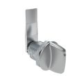 SOUTHCO Quarter-Turn Cam Latch, Tall wing, 22mm (.87 in) Grip, Not Sealed, Zinc Alloy, Chrome Plated, Bright [E5-2-121-080]