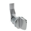 SOUTHCO Quarter-Turn Cam Latch, Tall wing, 26mm (1.02 in) Grip, Sealed, Zinc Alloy, Chrome Plated, Bright [E5-2-121-101]