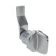 SOUTHCO Quarter-Turn Cam Latch, Tall wing, 28mm (1.10 in) Grip, Not Sealed, Zinc Alloy, Chrome Plated, Bright [E5-2-121-110]