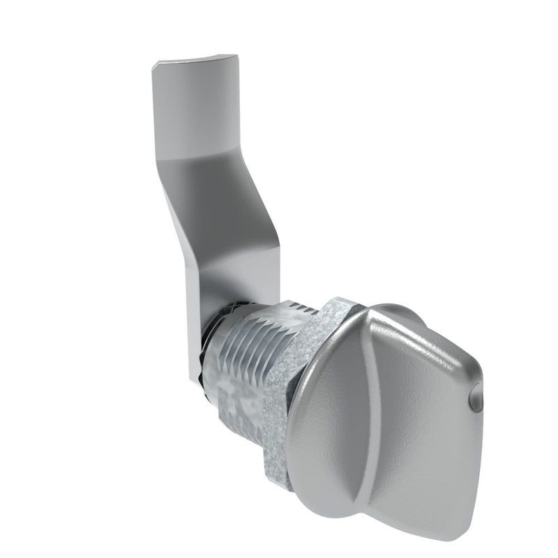 SOUTHCO Quarter-Turn Cam Latch, Tall wing, 30mm (1.18 in) Grip, Not Sealed, Zinc Alloy, Chrome Plated, Bright [E5-2-121-120]