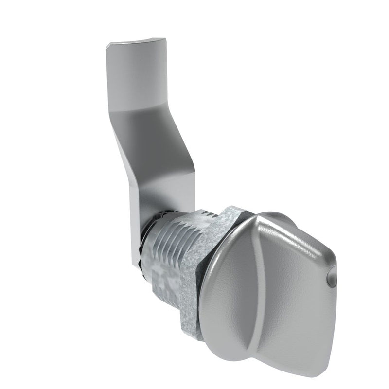 SOUTHCO Quarter-Turn Cam Latch, Tall wing, 30mm (1.18 in) Grip, Sealed, Zinc Alloy, Chrome Plated, Bright [E5-2-121-121]