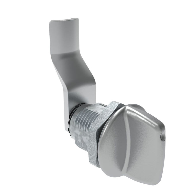 SOUTHCO Quarter-Turn Cam Latch, Tall wing, 32mm (1.25 in) Grip, Sealed, Zinc Alloy, Chrome Plated, Bright [E5-2-121-131]