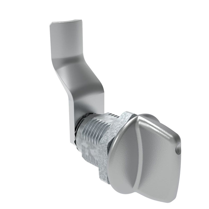 SOUTHCO Quarter-Turn Cam Latch, Tall wing, 34mm (1.34 in) Grip, Not Sealed, Zinc Alloy, Chrome Plated, Bright [E5-2-121-140]