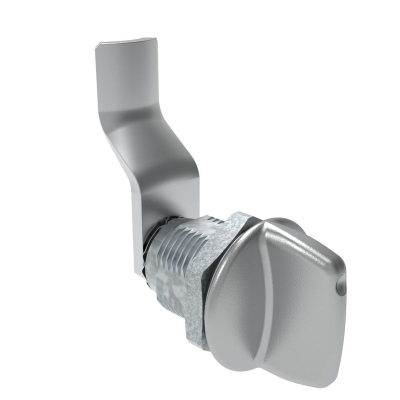 SOUTHCO Quarter-Turn Cam Latch, Tall wing, 34mm (1.34 in) Grip, Sealed, Zinc Alloy, Chrome Plated, Bright [E5-2-121-141]