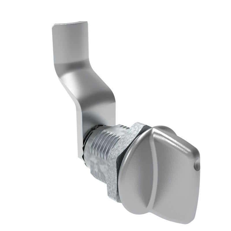 SOUTHCO Quarter-Turn Cam Latch, Tall wing, 36mm (1.42 in) Grip, Sealed, Zinc Alloy, Chrome Plated, Bright [E5-2-121-151]