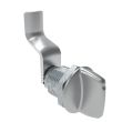 SOUTHCO Quarter-Turn Cam Latch, Tall wing, 40mm (1.57 in) Grip, Not Sealed, Zinc Alloy, Chrome Plated, Bright [E5-2-121-170]