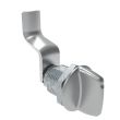 SOUTHCO Quarter-Turn Cam Latch, Tall wing, 42mm (1.65 in) Grip, Not Sealed, Zinc Alloy, Chrome Plated, Bright [E5-2-121-180]