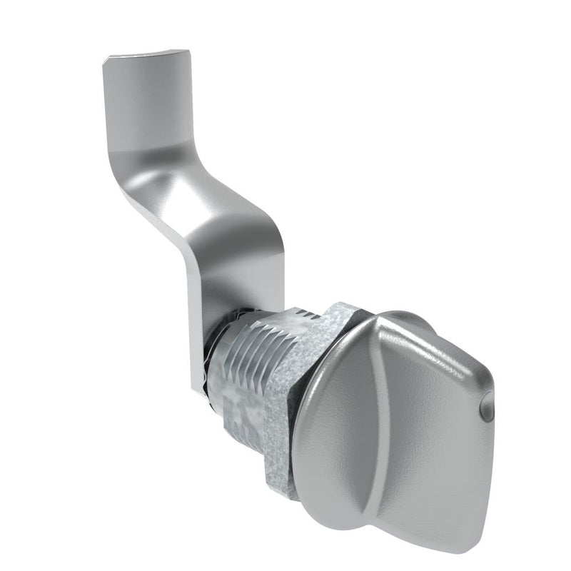 SOUTHCO Quarter-Turn Cam Latch, Tall wing, 42mm (1.65 in) Grip, Sealed, Zinc Alloy, Chrome Plated, Bright [E5-2-121-181]