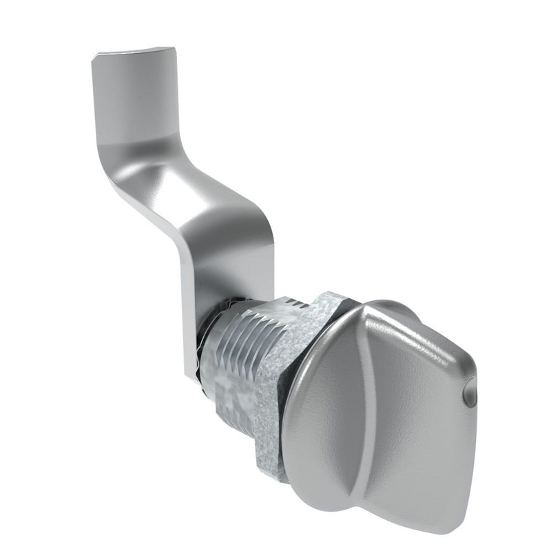 SOUTHCO Quarter-Turn Cam Latch, Tall wing, 44mm (1.73 in) Grip, Sealed, Zinc Alloy, Chrome Plated, Bright [E5-2-121-191]