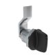 SOUTHCO Quarter-Turn Cam Latch, Tall wing, 12mm (.47 in) Grip, Not Sealed, Zinc Alloy, Powder Coat, Black [E5-2-125-030]