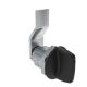 SOUTHCO Quarter-Turn Cam Latch, Tall wing, 14mm (.55 in) Grip, Not Sealed, Zinc Alloy, Powder Coat, Black [E5-2-125-040]