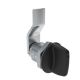 SOUTHCO Quarter-Turn Cam Latch, Tall wing, 14mm (.55 in) Grip, Sealed, Zinc Alloy, Powder Coat, Black [E5-2-125-041]