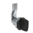 SOUTHCO Quarter-Turn Cam Latch, Tall wing, 18mm (.71 in) Grip, Sealed, Zinc Alloy, Powder Coat, Black [E5-2-125-061]