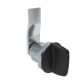 SOUTHCO Quarter-Turn Cam Latch, Tall wing, 20mm (.79 in) Grip, Not Sealed, Zinc Alloy, Powder Coat, Black [E5-2-125-070]