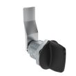 SOUTHCO Quarter-Turn Cam Latch, Tall wing, 26mm (1.02 in) Grip, Not Sealed, Zinc Alloy, Powder Coat, Black [E5-2-125-100]