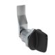 SOUTHCO Quarter-Turn Cam Latch, Tall wing, 26mm (1.02 in) Grip, Sealed, Zinc Alloy, Powder Coat, Black [E5-2-125-101]