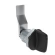 SOUTHCO Quarter-Turn Cam Latch, Tall wing, 28mm (1.10 in) Grip, Not Sealed, Zinc Alloy, Powder Coat, Black [E5-2-125-110]