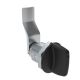 SOUTHCO Quarter-Turn Cam Latch, Tall wing, 30mm (1.18 in) Grip, Not Sealed, Zinc Alloy, Powder Coat, Black [E5-2-125-120]