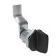 SOUTHCO Quarter-Turn Cam Latch, Tall wing, 36mm (1.42 in) Grip, Sealed, Zinc Alloy, Powder Coat, Black [E5-2-125-151]