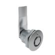 SOUTHCO Quarter-Turn Cam Latch, Bellcore 216, 22mm (.87 in) Grip, Sealed, Zinc Alloy, Chrome Plated, Bright [E5-2-131-081]