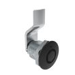 SOUTHCO Quarter-Turn Cam Latch, Bellcore 216, 10mm (.39 in) Grip, Not Sealed, Zinc Alloy, Powder Coat, Black [E5-2-135-020]