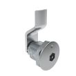SOUTHCO Quarter-Turn Cam Latch, Bellcore Electronics, 8mm (.31 in) Grip, Not Sealed, Zinc Alloy, Chrome Plated, Bright [E5-2-191-010]