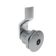 SOUTHCO Quarter-Turn Cam Latch, Bellcore Electronics, 10mm (.39 in) Grip, Sealed, Zinc Alloy, Chrome Plated, Bright [E5-2-191-021]