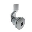 SOUTHCO Quarter-Turn Cam Latch, Bellcore Electronics, 12mm (.47 in) Grip, Sealed, Zinc Alloy, Chrome Plated, Bright [E5-2-191-031]