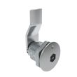 SOUTHCO Quarter-Turn Cam Latch, Bellcore Electronics, 16mm (.63 in) Grip, Sealed, Zinc Alloy, Chrome Plated, Bright [E5-2-191-051]