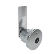SOUTHCO Quarter-Turn Cam Latch, Bellcore Electronics, 22mm (.87 in) Grip, Not Sealed, Zinc Alloy, Chrome Plated, Bright [E5-2-191-080]