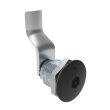 SOUTHCO Quarter-Turn Cam Latch, Bellcore Electronics, 36mm (1.42 in) Grip, Sealed, Zinc Alloy, Powder Coat, Black [E5-2-195-151]