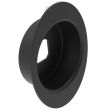 SOUTHCO Quarter-Turn Cam Latch, Flush Cup, Steel, Powder Coat, Black [E5-20-611-5]