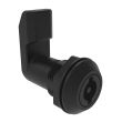 SOUTHCO Quarter-Turn Cam Latch, 3 mm Double Bitted Recess, 28mm (1.10 in) Grip, Sealed, Nylon, Black [E5-4-063-281]